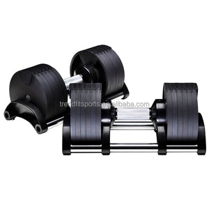 Gym Equipment Strength Training 2-20kg 45LBS Weights Adjustable Dumbbell Set