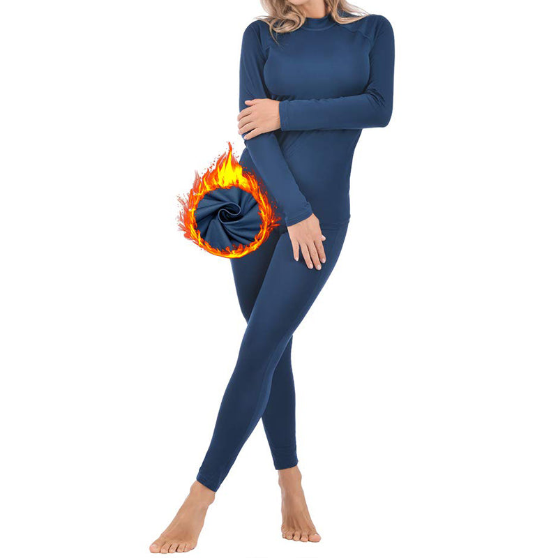 New Women Warm Thermal Underwear Woman Long Johns Long Sleeve Thermal Clothing Underwears Sets